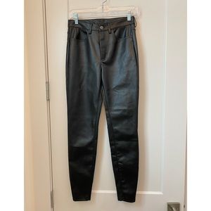 Free people leather pants. Size- 28 (M)